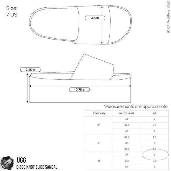 UGG DISCO KNOT PLATFORM SLIDE SANDAL IN WILDFLOWER FUCHSIA SIZE 7 WOMEN’S SHOE - Picture 13 of 15